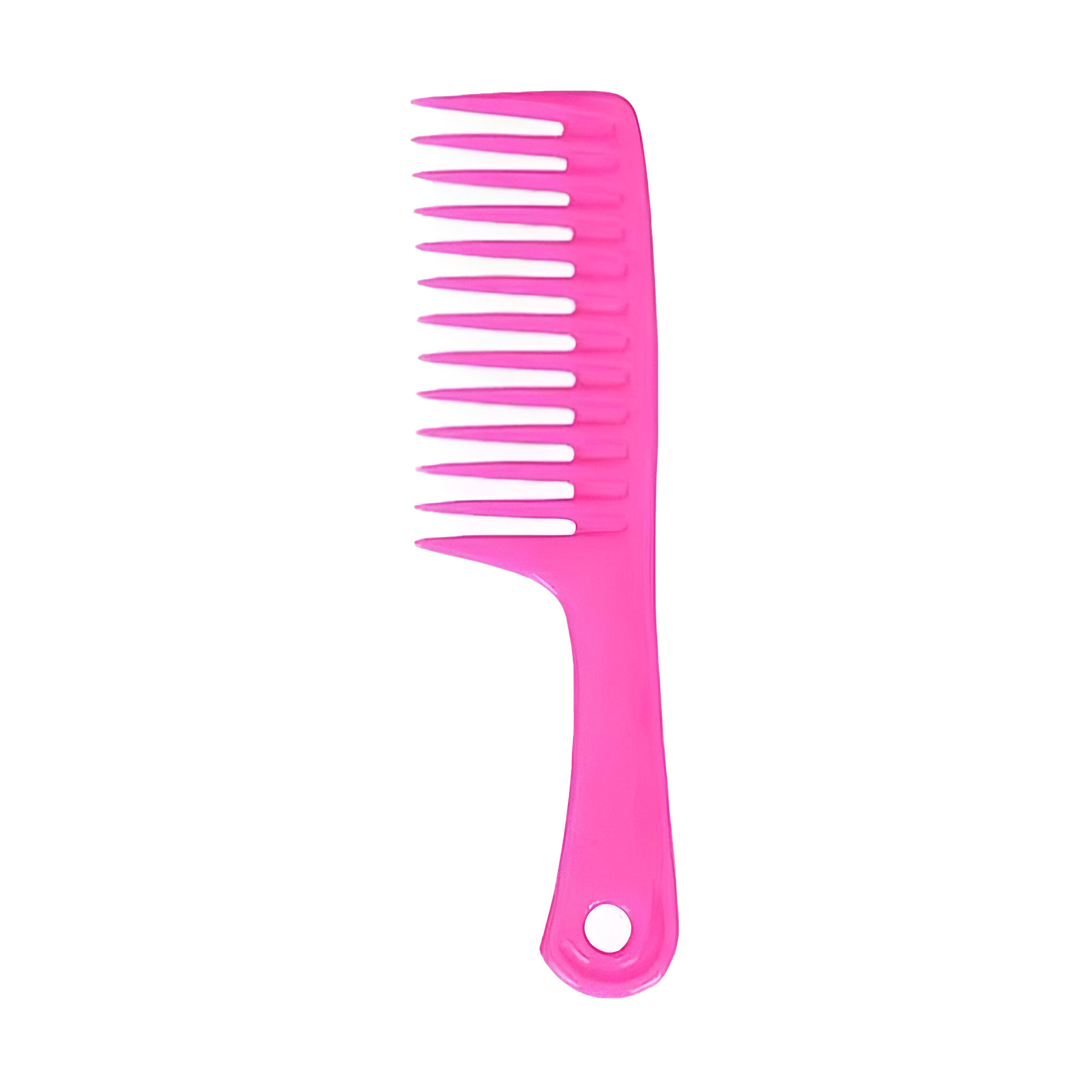 Гребінець для волосся Cosmo Shop пластиковий, великий, рідкозубий, 23.5*6 см, малиновий, 1 шт (CS328P)