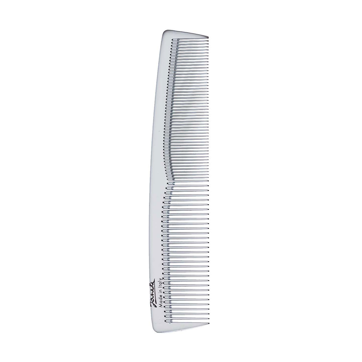 Гребінець для волосся Janeke Silver Large Styling Comb Сріблястий, великий